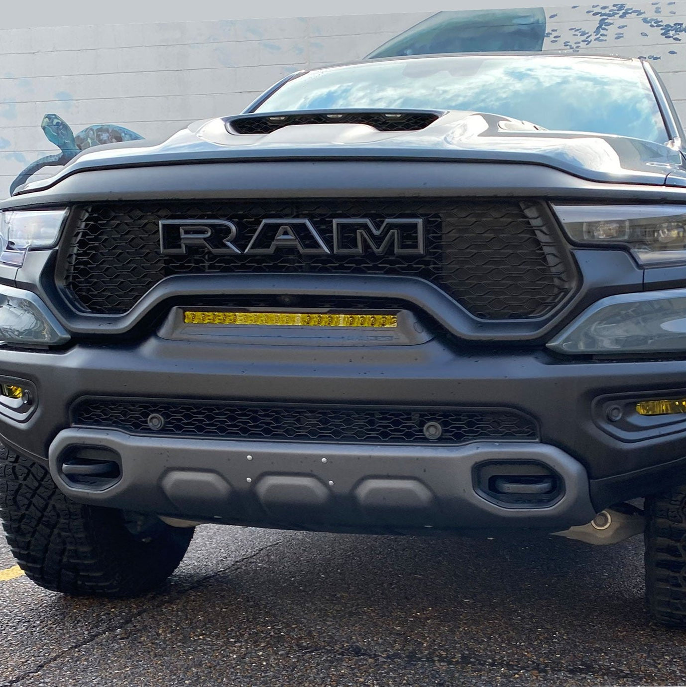 2019+ RAM Rebel/TRX Front Bumper Flush LED Light Bar System from ORACLE ...