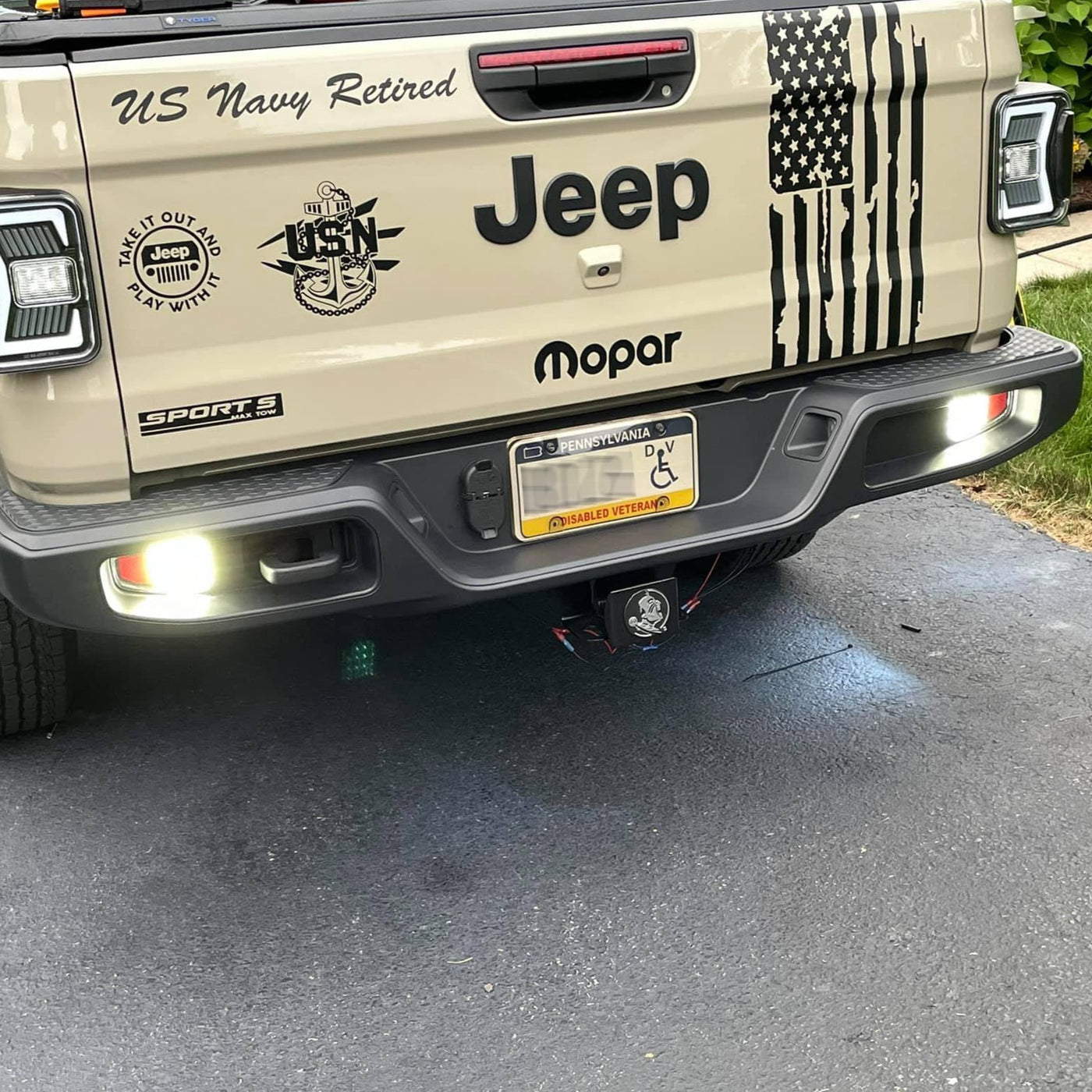 Rear Bumper LED Reverse Lights for Jeep Gladiator JT | ORACLE Lighting