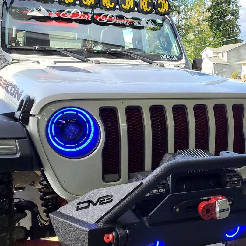 Oculus™ ColorSHIFT® Bi-LED Projector Headlights for Jeep JL / Gladiator ...