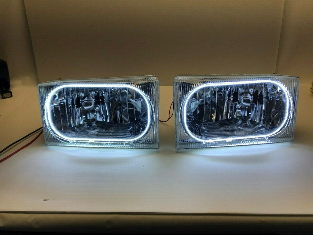 ORACLE 1999-04 FORD F250 / F350 WHITE LED HALO PRE-ASSEMBLED HEADLIGHTS -  CLEARANCE
